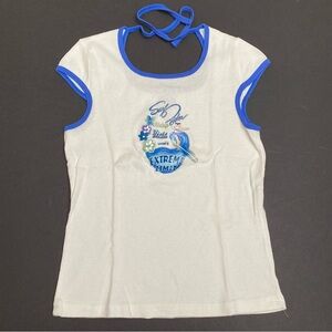 Extreme Limit Surf Rider Girl’s Tieback Short Sleeved T-shirt Y2K Vintage Kid’s